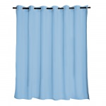 Blue Lagoon Extra Wide Outdoor Curtain